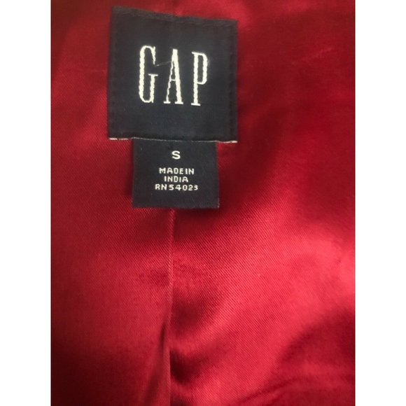 GAP Jackets & Coats Gap Red Wool Winter Jacket Toggle Burgundy Sm